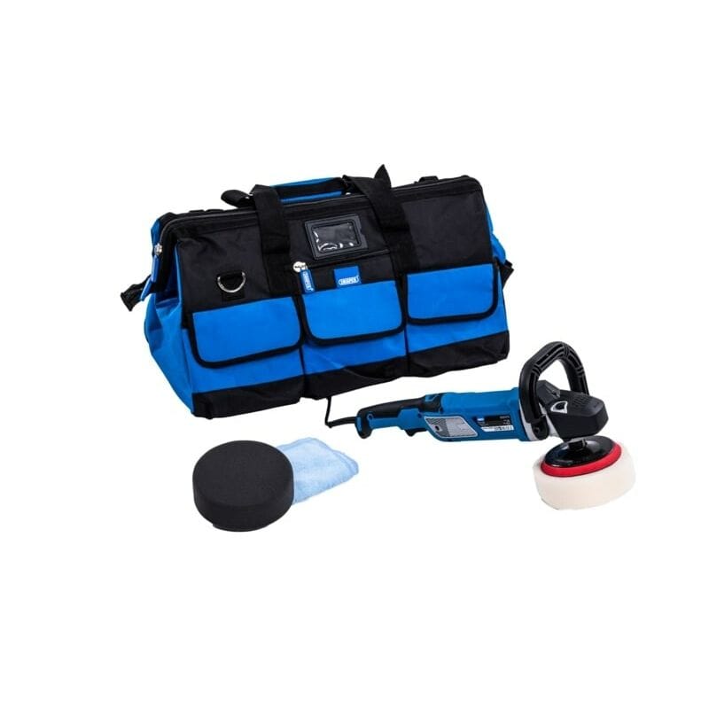 Poetsmachine 230V/1200W 125mm incl acc.Draper ToolsMZS Gereedschap