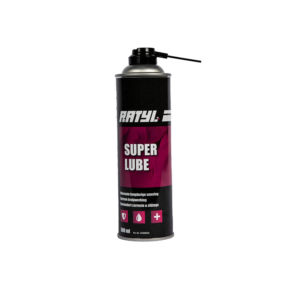 Ratyl Super Lube, spuitbus