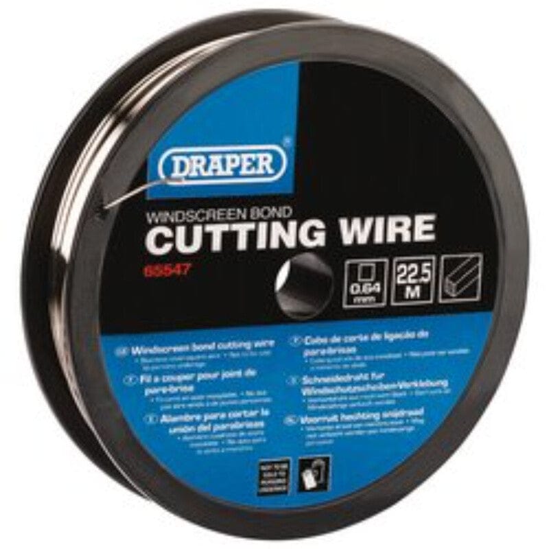 Ruit snijdraad RVS 0,6mm-Draper Tools-MZS Gereedschap