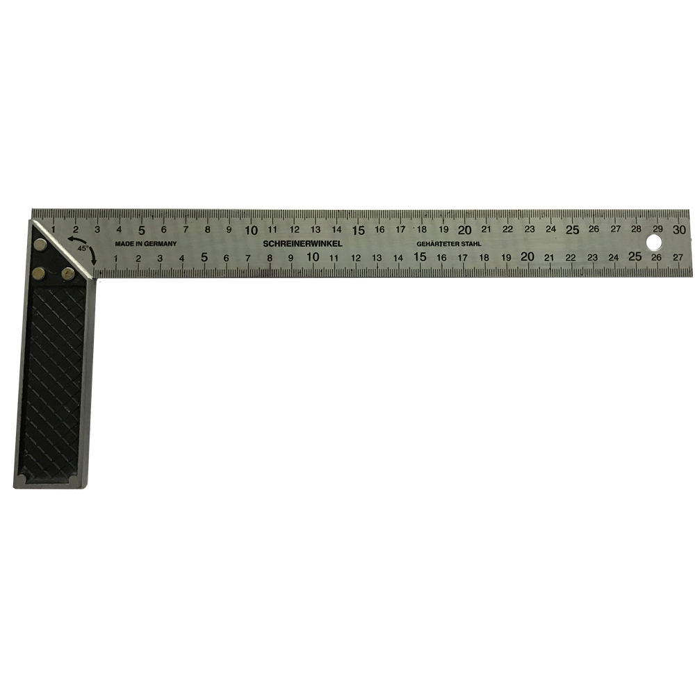 Schrijfhaak 200mm met mm-maatverdeling éénzijdig ECONOMY-0