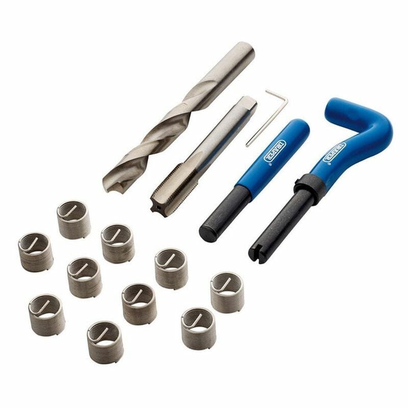 Schroefdraadreparatieset M14x1,25, 15dlgDraper ToolsMZS Gereedschap