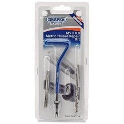 Schroefdraadreparatieset M5x0,8Draper ToolsMZS Gereedschap