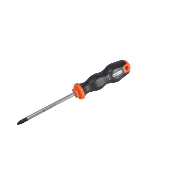 Schroevendraaier kruiskop PH0x60mm, soft gripCustorMZS Gereedschap