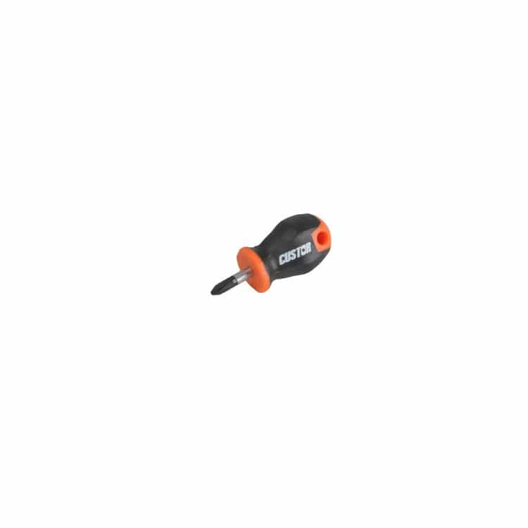 Schroevendraaier kruiskop PH1x25mm, soft gripCustorMZS Gereedschap