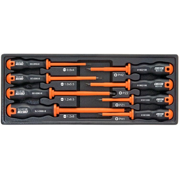 Schroevendraaierset geïsoleerd, 8dlg, M-module-0
