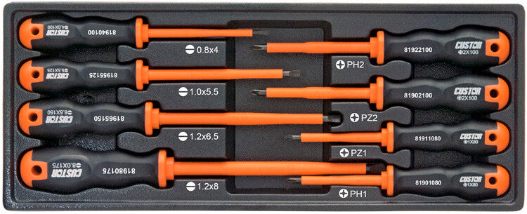 Schroevendraaierset geïsoleerd, 8-delig, M-module