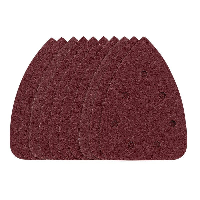 Schuurpad 140mm, velcro, 6 gaten K80, 10stDraper ToolsMZS Gereedschap