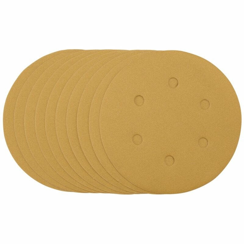 Schuurpapier Ø150mm, velcro, 6 gaten K320, 10xDraper ToolsMZS Gereedschap