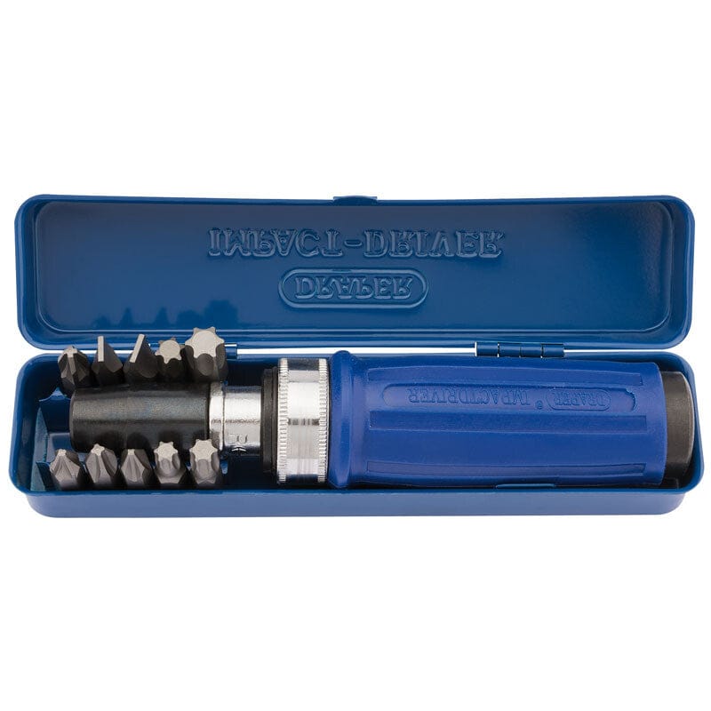 Slagschroevendraaier, 12dlg-Draper Tools-MZS Gereedschap