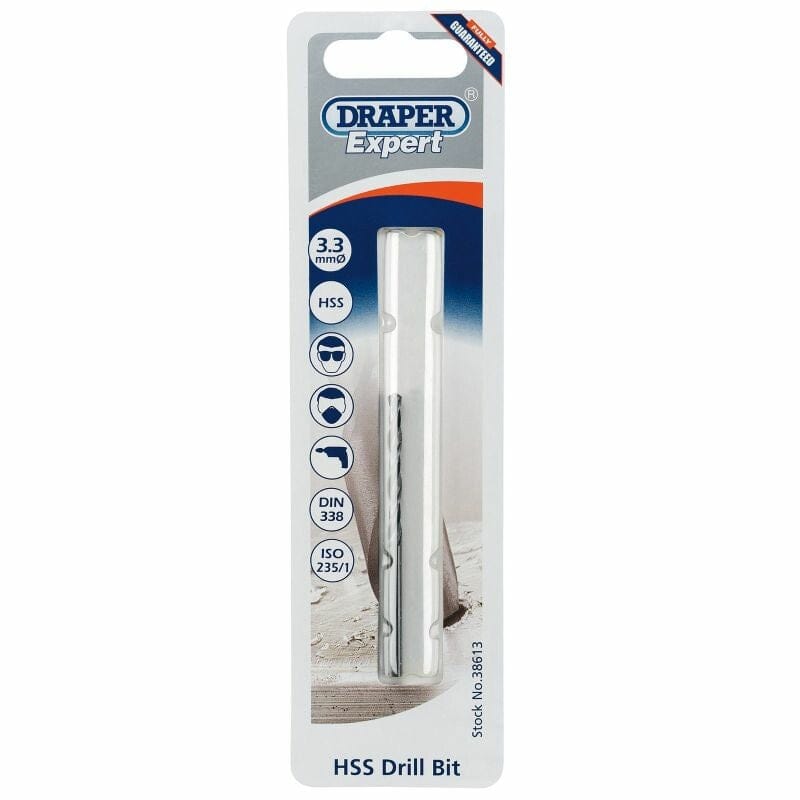 Spiraalboor 3.3mm-Draper Tools-MZS Gereedschap