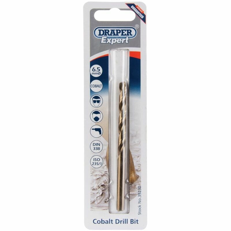 Spiraalboor 6.5mm, Cobalt-Draper Tools-MZS Gereedschap