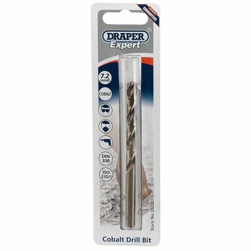 Spiraalboor 7.2mm, Cobalt-Draper Tools-MZS Gereedschap