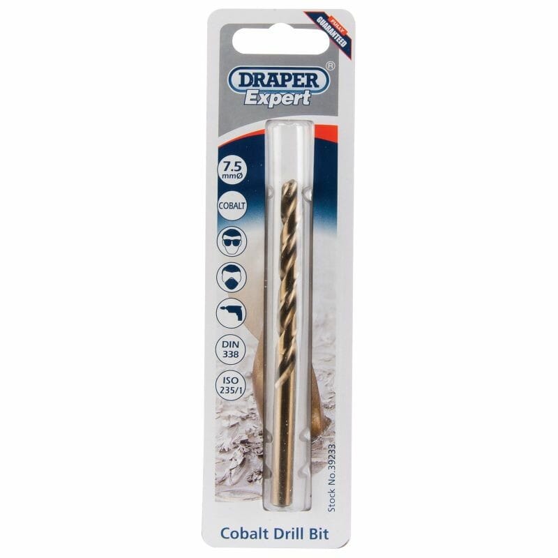 Spiraalboor 7.5mm, Cobalt-Draper Tools-MZS Gereedschap