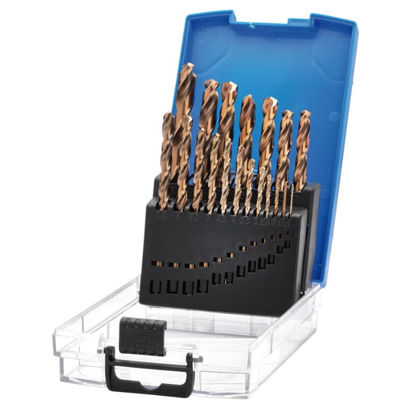 Spiraalborenset Cobalt t/m 10mm, 19dlgDraper ToolsMZS Gereedschap