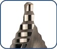 Spiraalborenset Turbo Step t/m 10mm, 19dlg
