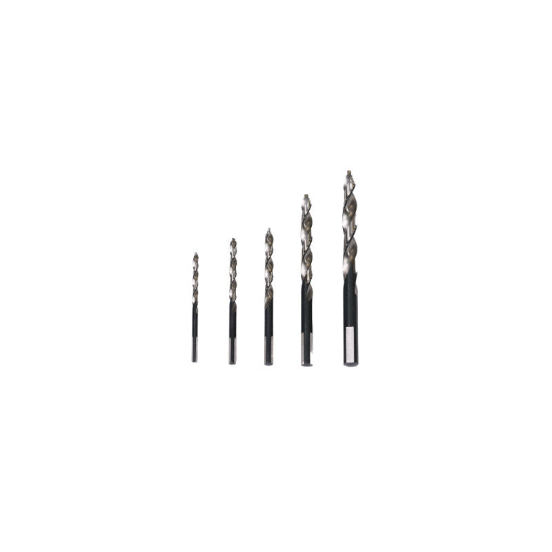 Spiraalborenset Turbo Step t/m 10mm, 5dlg