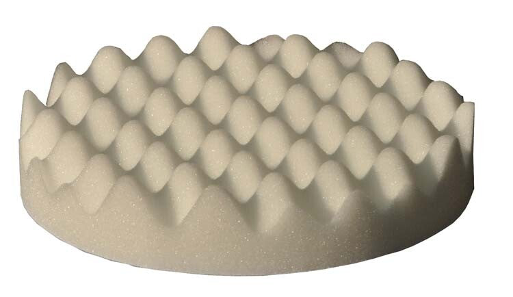 Spons Ø150x30mm wafelstructuur (wit)