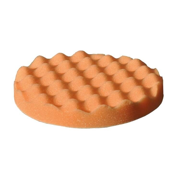 Spons Ø150x30mm wafelstructuur (oranje)Steiner AirtoolsMZS Gereedschap