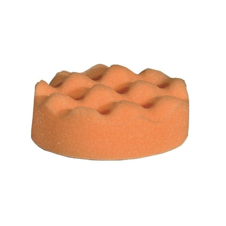 Spons Ø80x25mm wafelstructuur (oranje)Steiner AirtoolsMZS Gereedschap