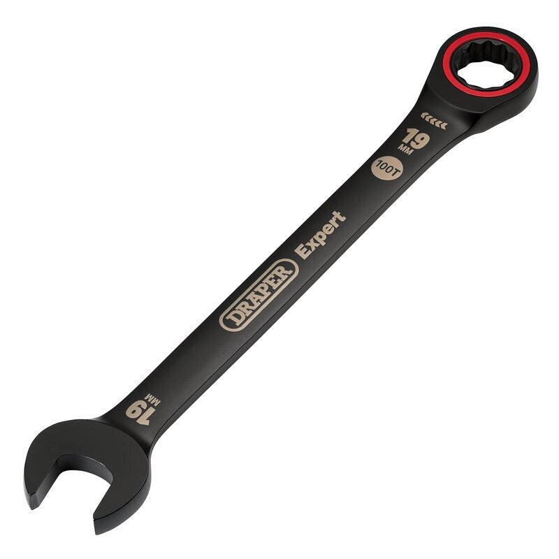 Steekringratelsleutelset, zwart, 7dlg
