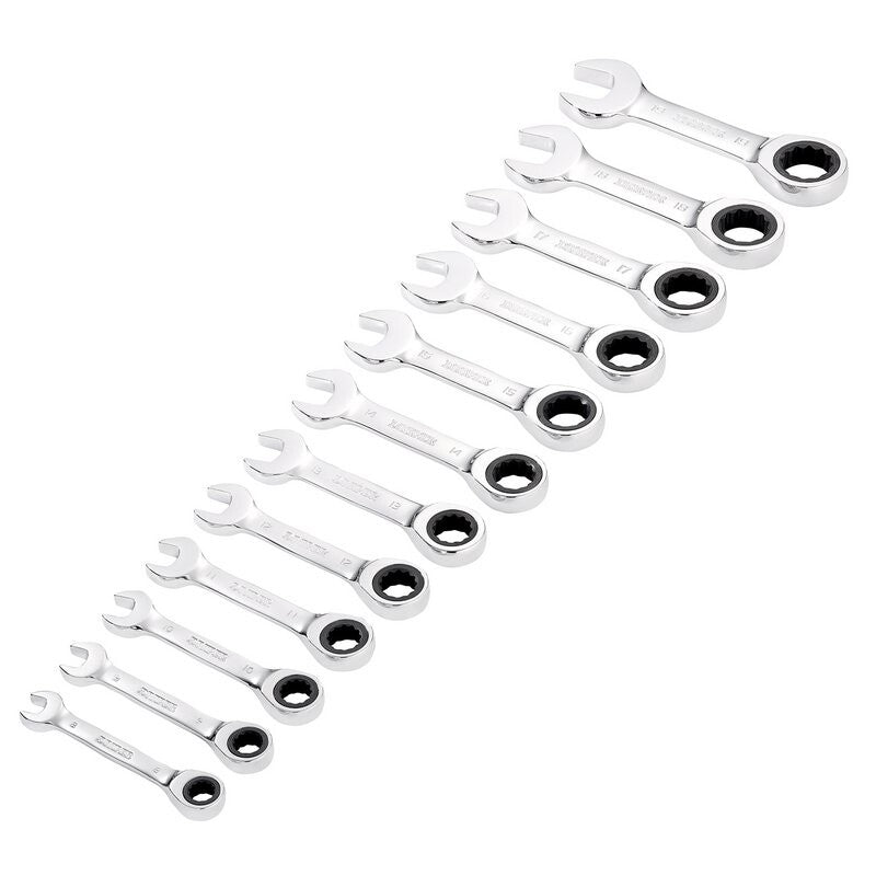 Steekringratelsleutelset, mini, 12dlg