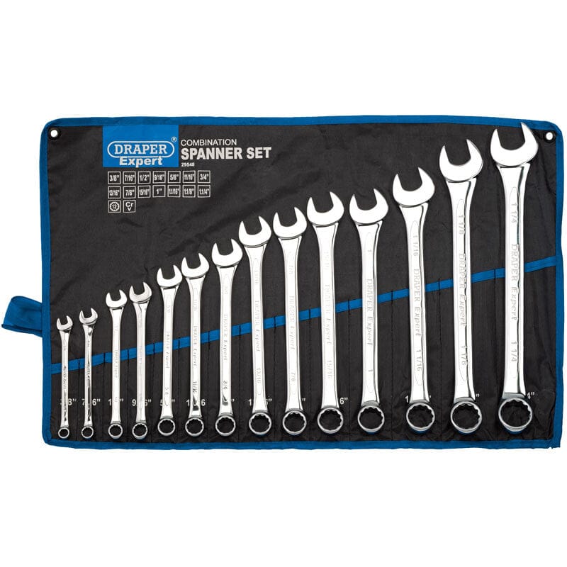 Steekringsleutel set INCH, 14dlgDraper ToolsMZS Gereedschap