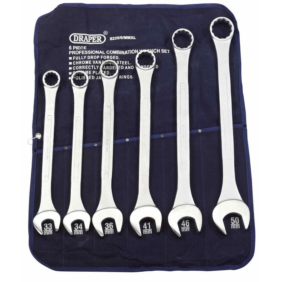 Steekringsleutel set XL, 6dlgDraper ToolsMZS Gereedschap
