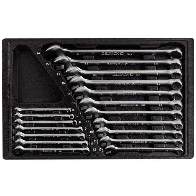 Steekringsleutelset, 18dlg, L - moduleDeltachMZS Gereedschap