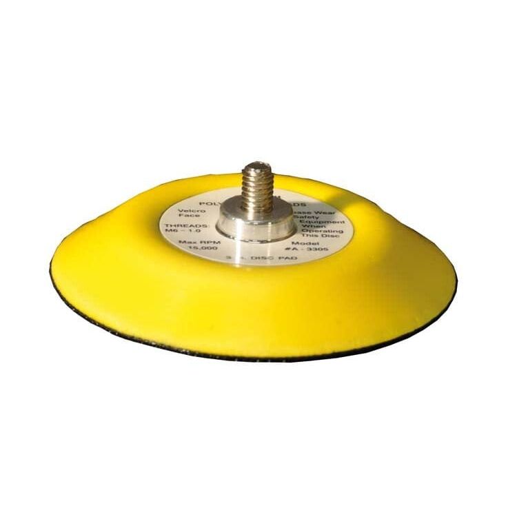 Steunpad Ø50mm velcro, M6 buitendraad-0