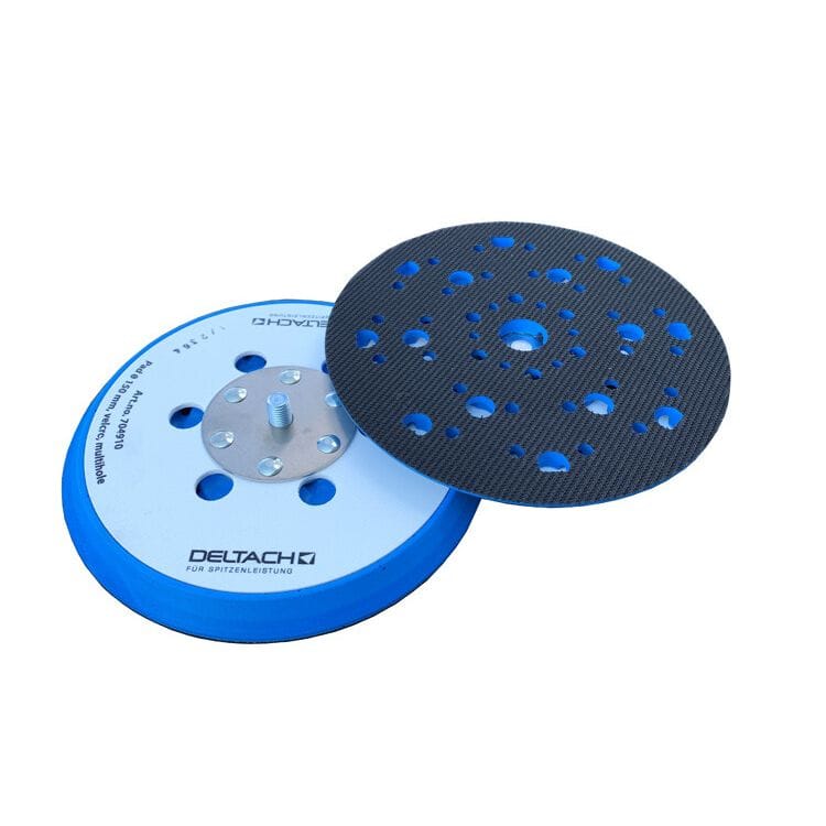 Steunpad Ø150mm velcro multi hole, 5/16" UNF buitendraadDeltachMZS Gereedschap