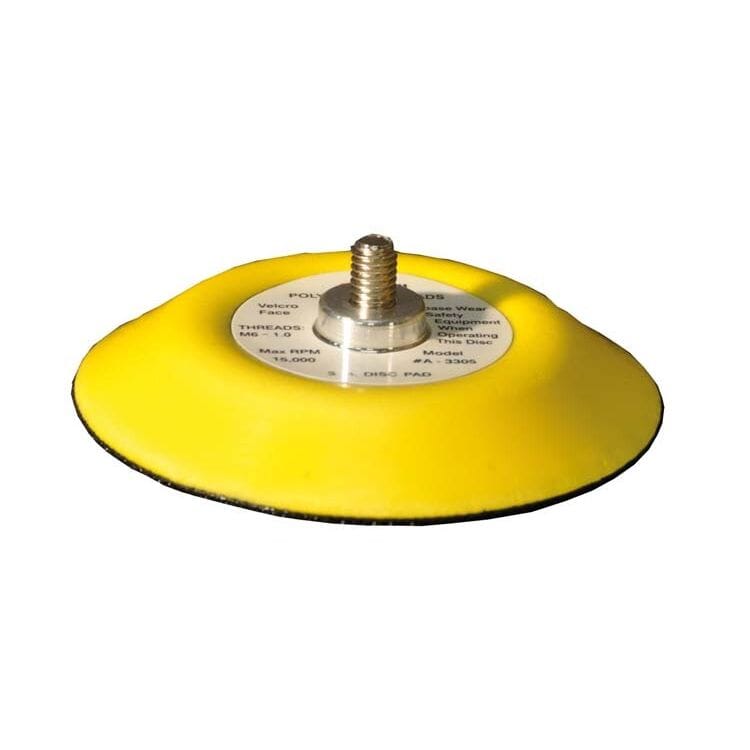 Steunpad Ø75mm velcro, M6 buitendraadSteiner AirtoolsMZS Gereedschap