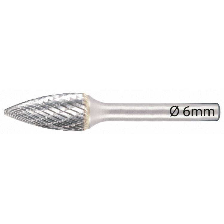 Stiftfrees 6mm, vorm G, kopdikte 10mmDeltachMZS Gereedschap