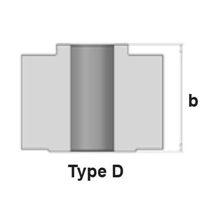 Diamant Strijkfrezen Ø=70 x 25 mm, B=47 mm, Z=2+2, DP