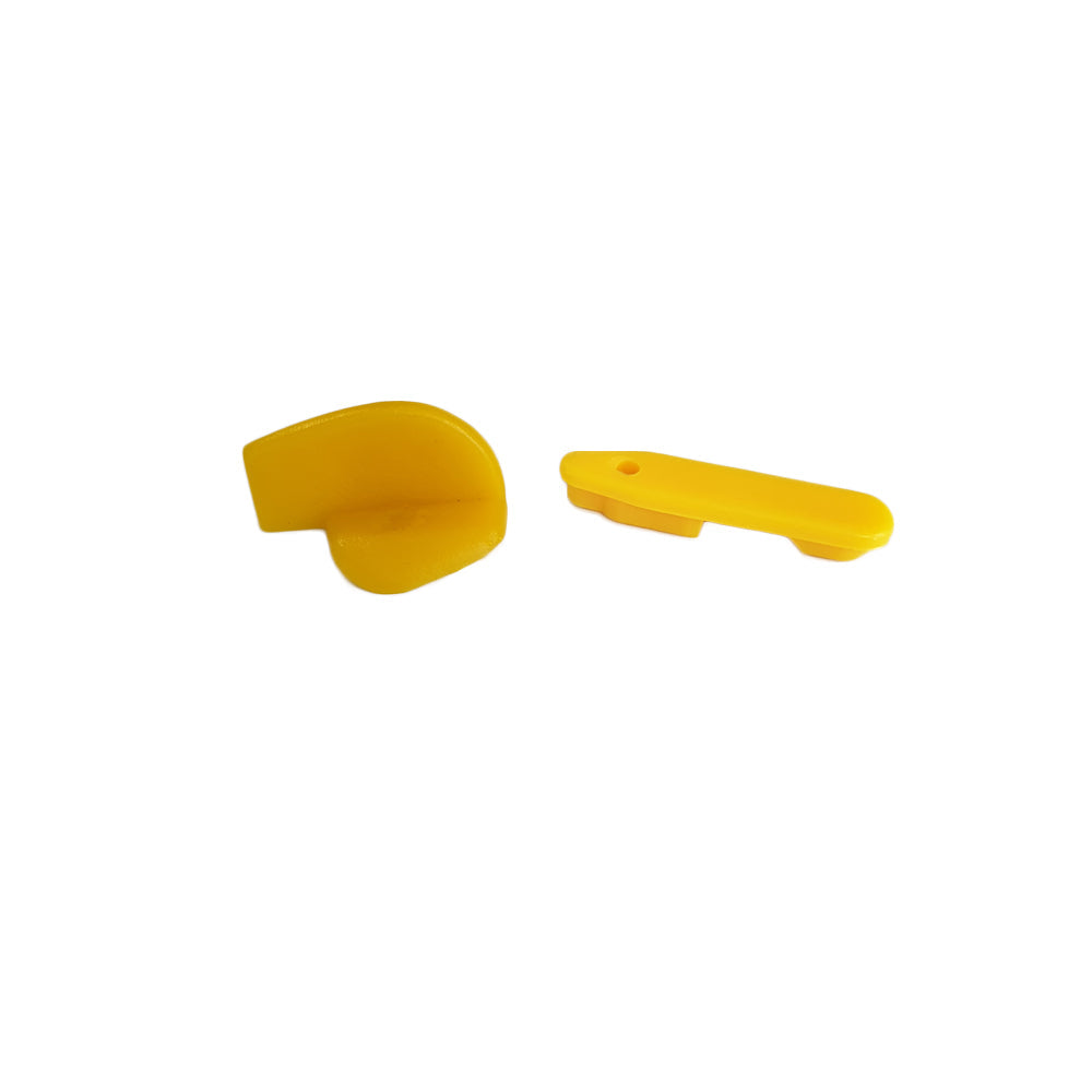 Motor cycle duck head plastic inlays
