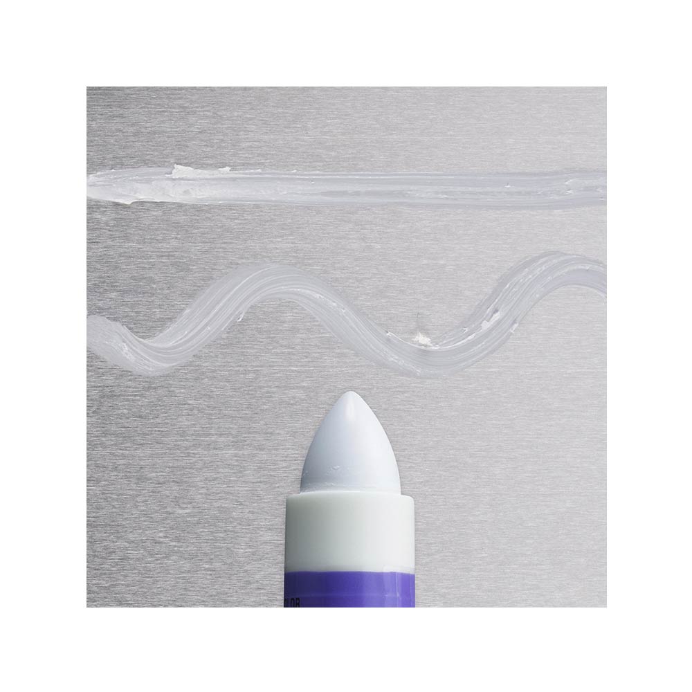 Stevige markeerstift wit