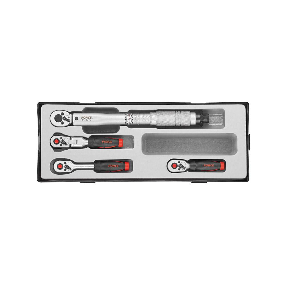 1/4" Ratelset 4 delig