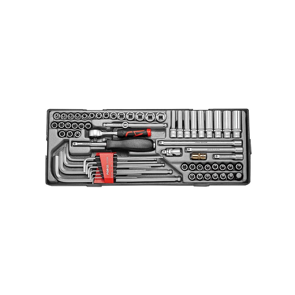 1/4" Doppenset 65 delig