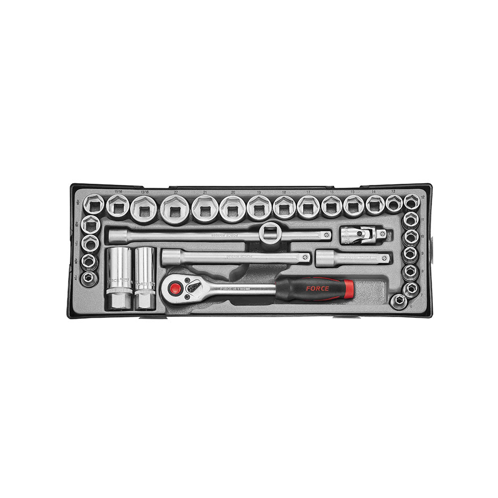 3/8" doppenset (MM & SAE) 32-delig