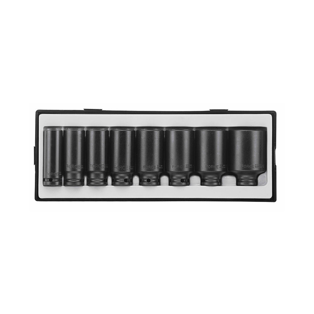 8pc 1/2"DR. 6pt. Deep impact socket set