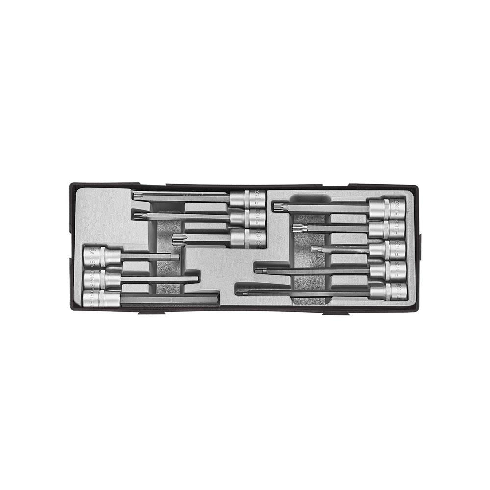 1/2" Doppenset Torx - Inbus - Spline 11 delig