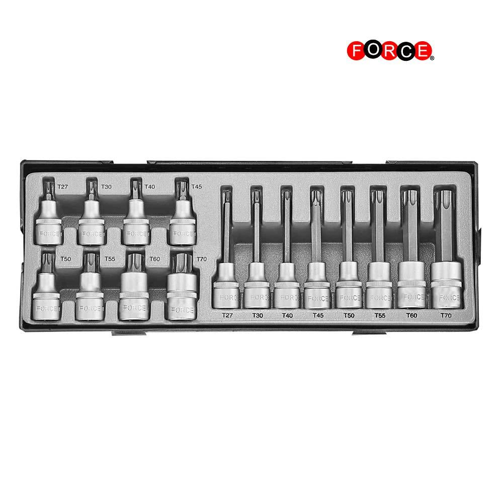 1/2" Doppenset Torx 16 delig