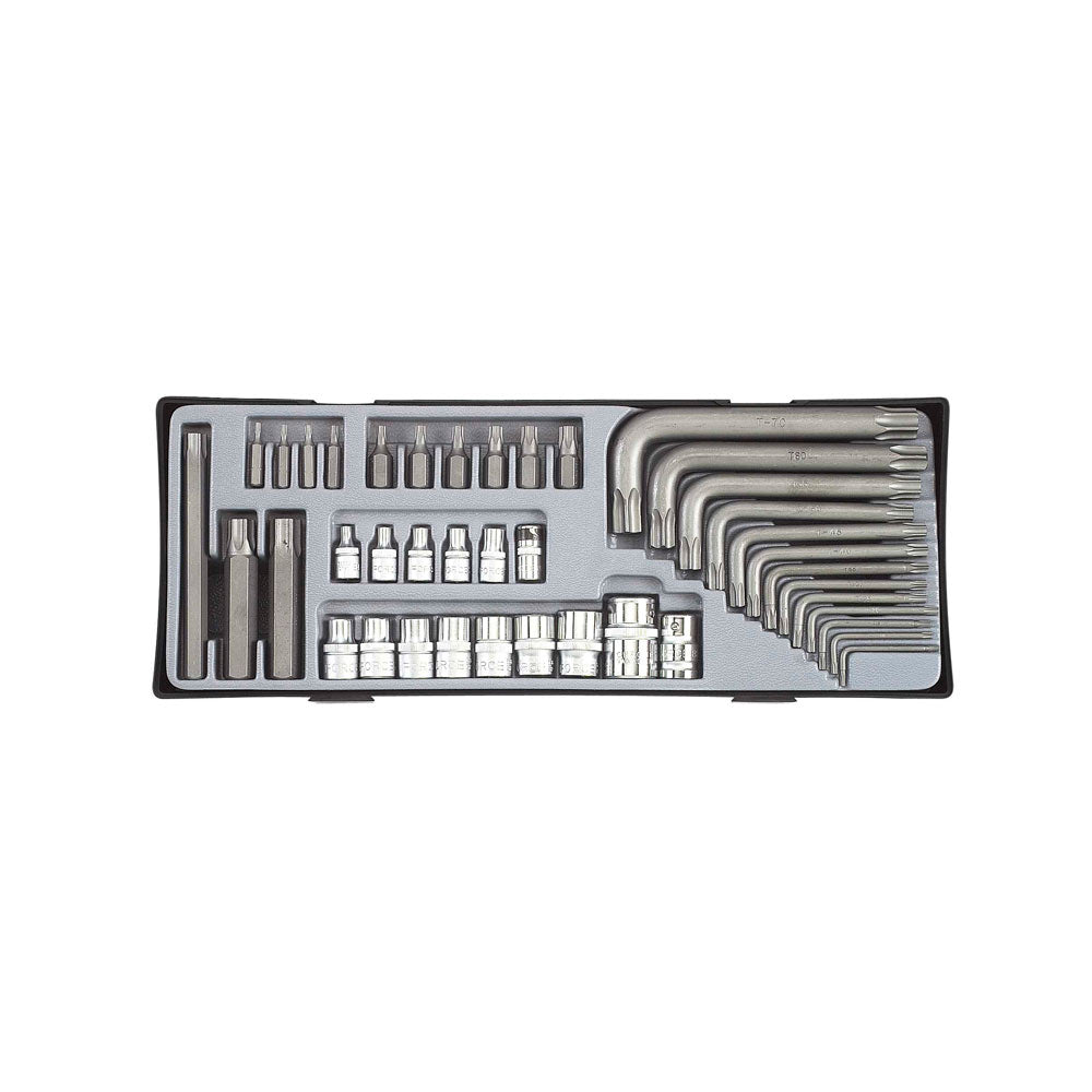 Torx set 1/4"- 3/8" 41-delig