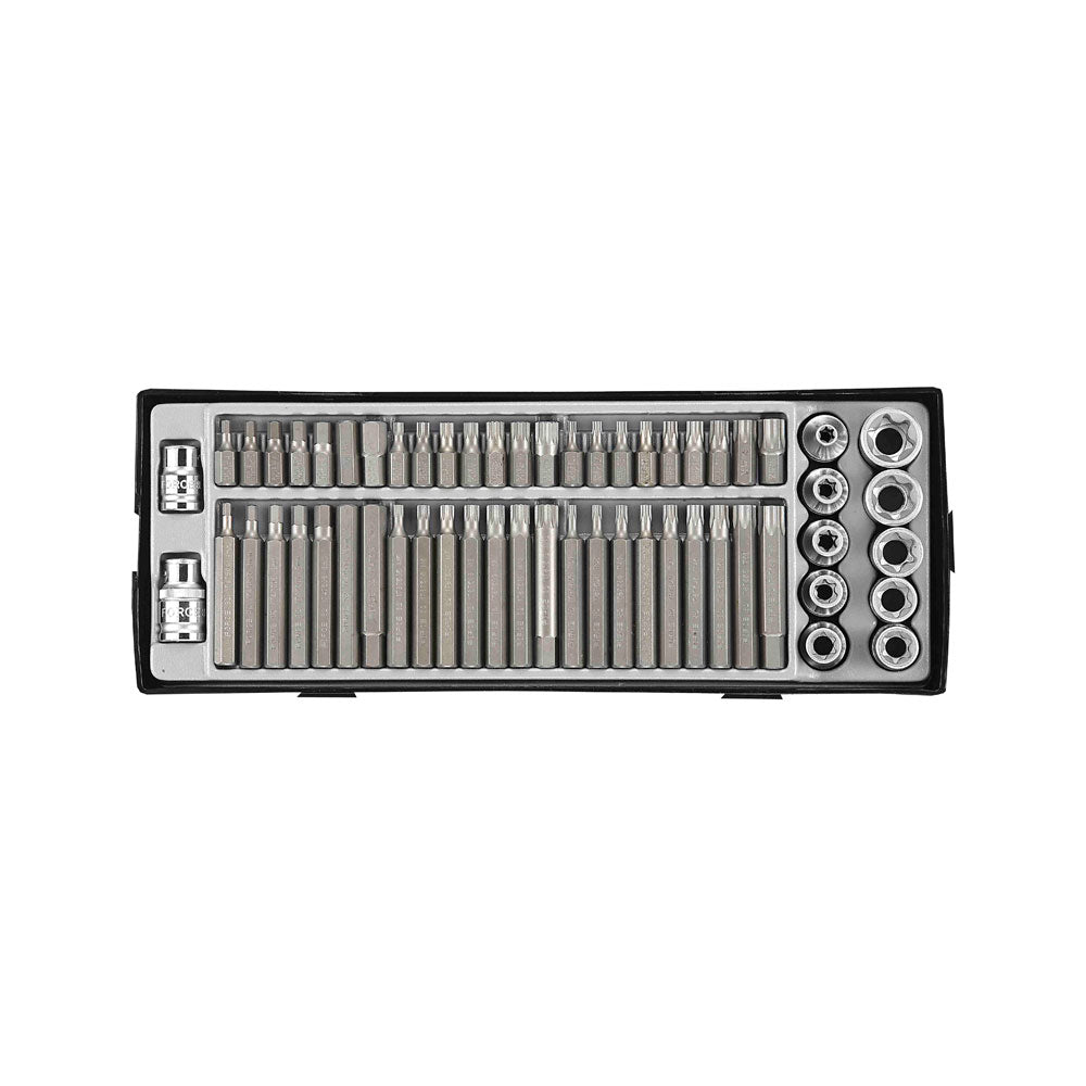 Torx-Inbus-Veeltand bit set 58-delig
