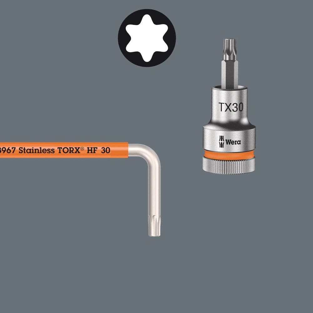 3967 SXL HF TORX® STIFTSLEUTEL MULTICOLOUR MET VASTHOUDFUNCTIE, LANG, TX 30-6