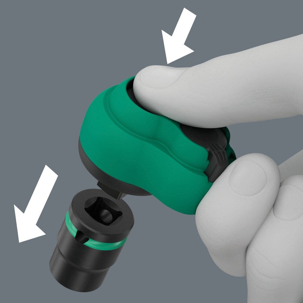 8100 SB 12 Zyklop Comfort ratelset, omschakelpal, 3/8" aandrijving, metrisch-6