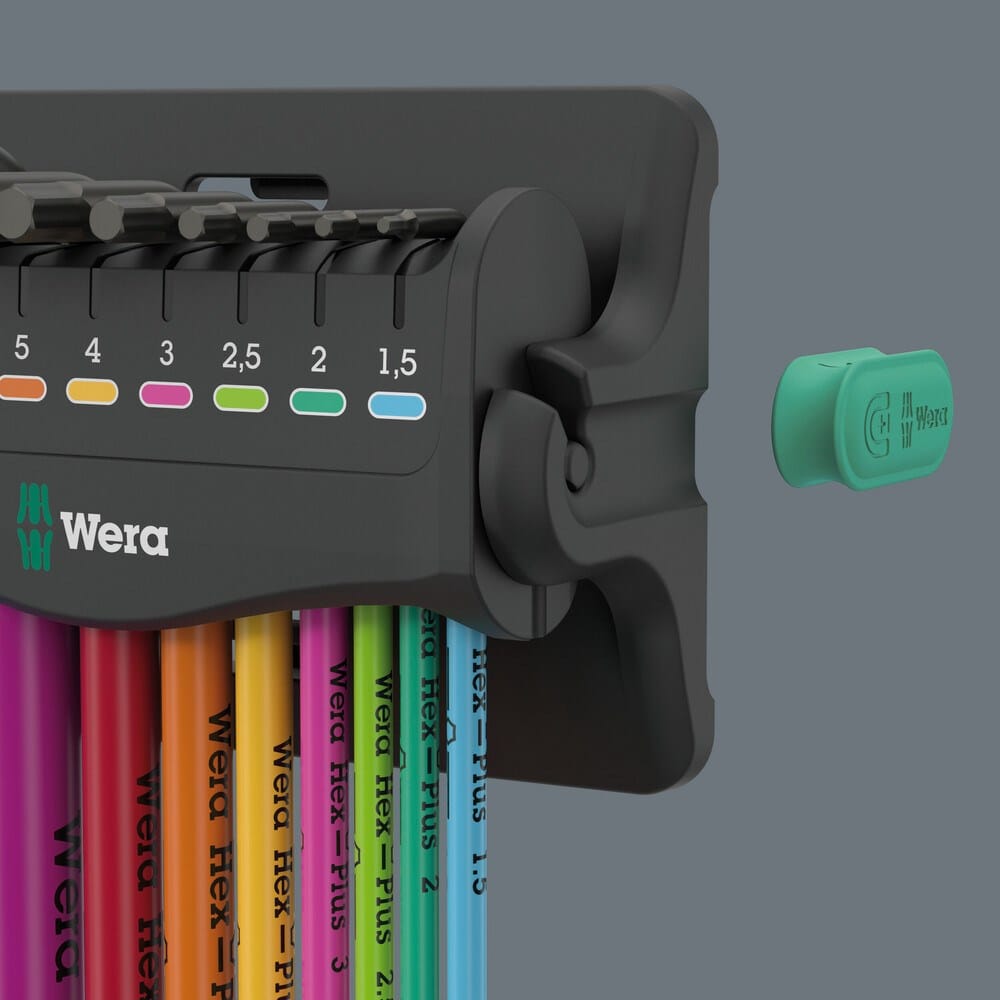 950/9 Hex-Plus Multicolour 3 Stiftsleutelset, metrisch, BlackLaser-9