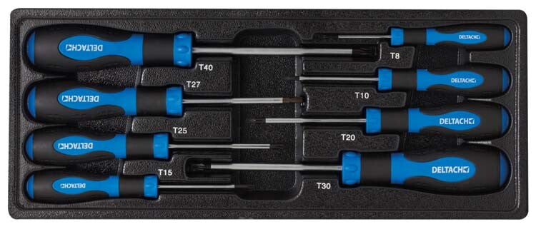 Torx schroevendraaierset, 8-delig, M-module