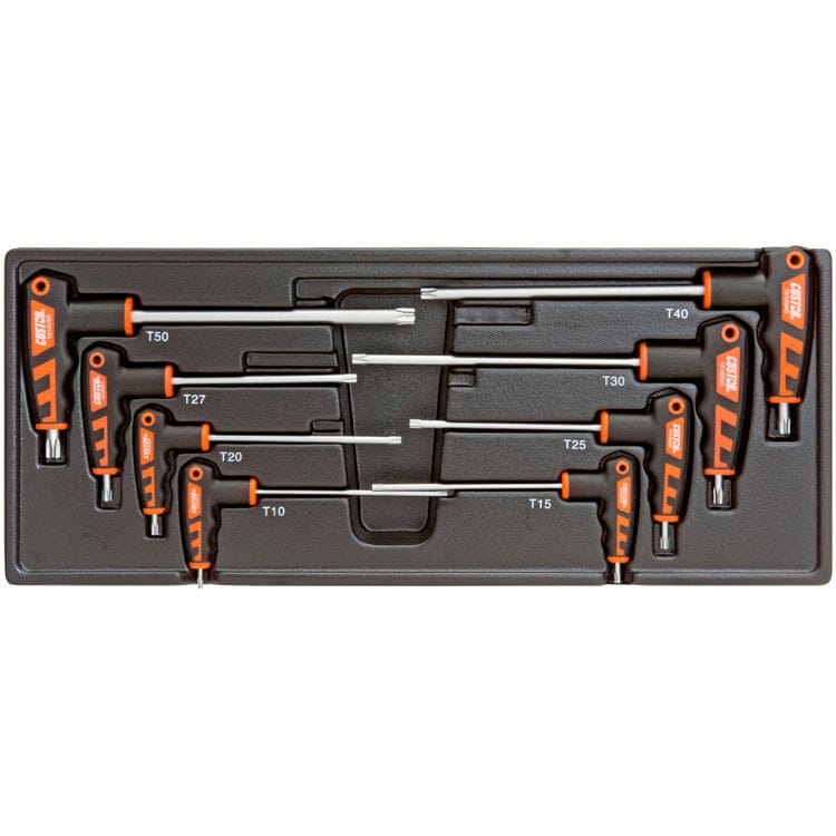 Torx T - Sleutelset, 8dlg, M - moduleCustorMZS Gereedschap