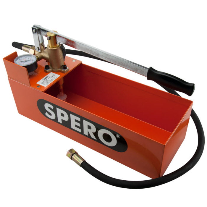 12 Liter Stalen bak leiding afperspomp - max. druk 60 bar SAP2001 ``uitverkocht tot 01-03-2027``