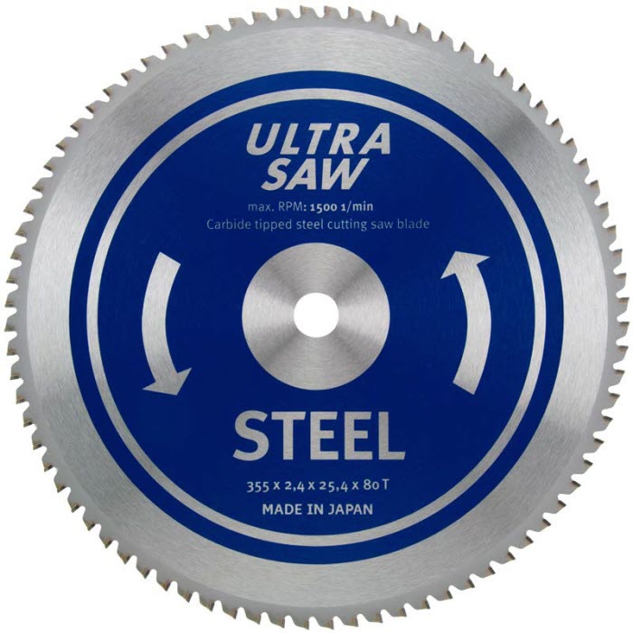203mm aluminium TCT zaagblad 40 Tands - asgat 20mm